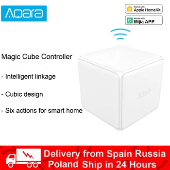 

Aqara Magic Cube Controller Zigbee Version Controlled by Six Actions For Smart Home Device work with Mijia app