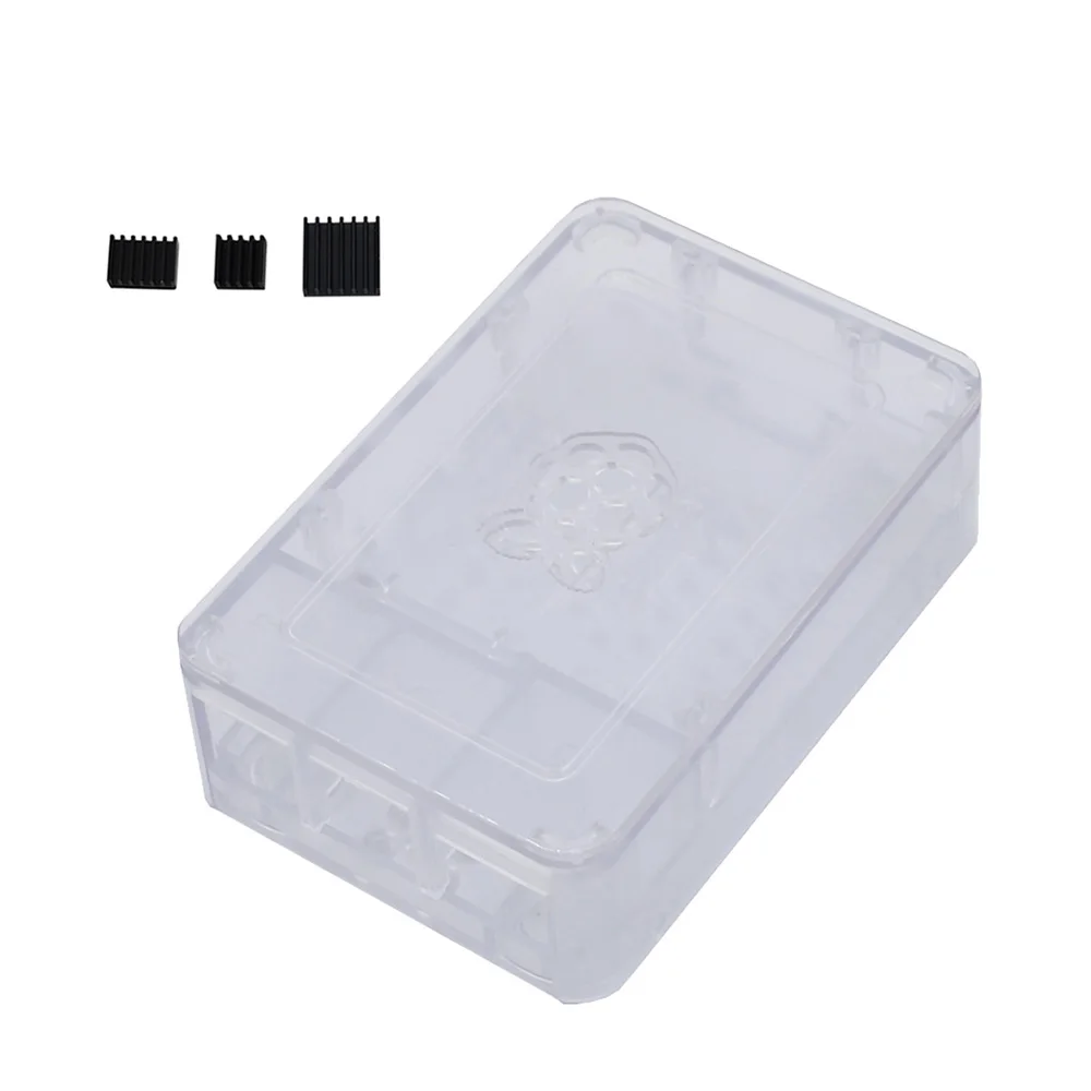 YYPI0007-3 Raspberry Pi 4 Корпус Корпуса CNC алюминиевая крышка радиатора Вентилятор охлаждения для Raspberry Pi 4 Модель B 3B 3B - Цвет: YYPI0007-3