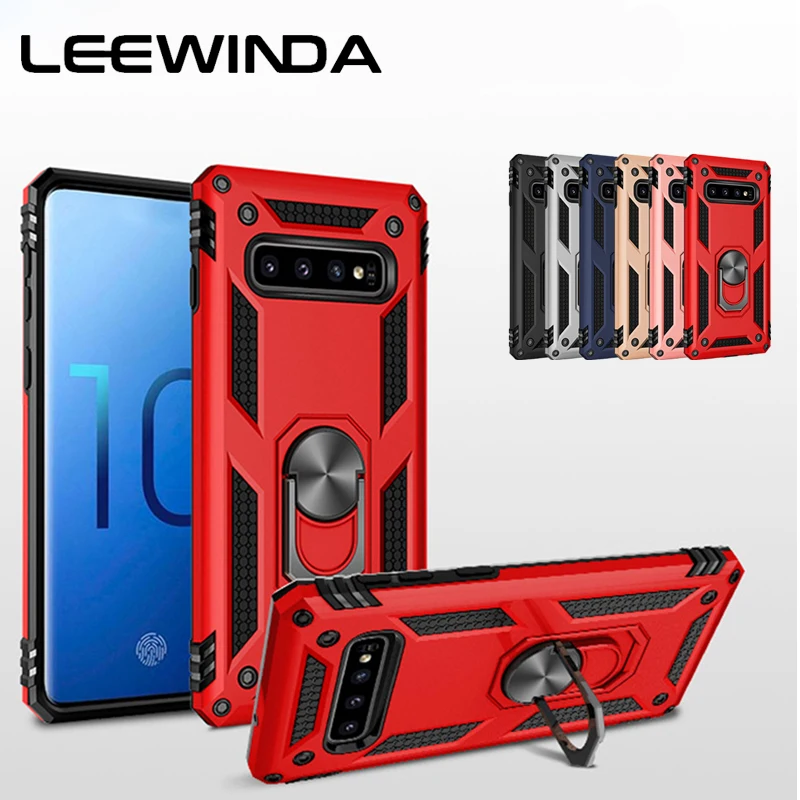 Роскошный бронированный противоударный чехол для samsung galaxy S10 S9 S8 Note 8 9 J5 J7 A5 A6 A7 A8 A9 A30 A50 M10 20 автомобильный держатель кольцо чехол