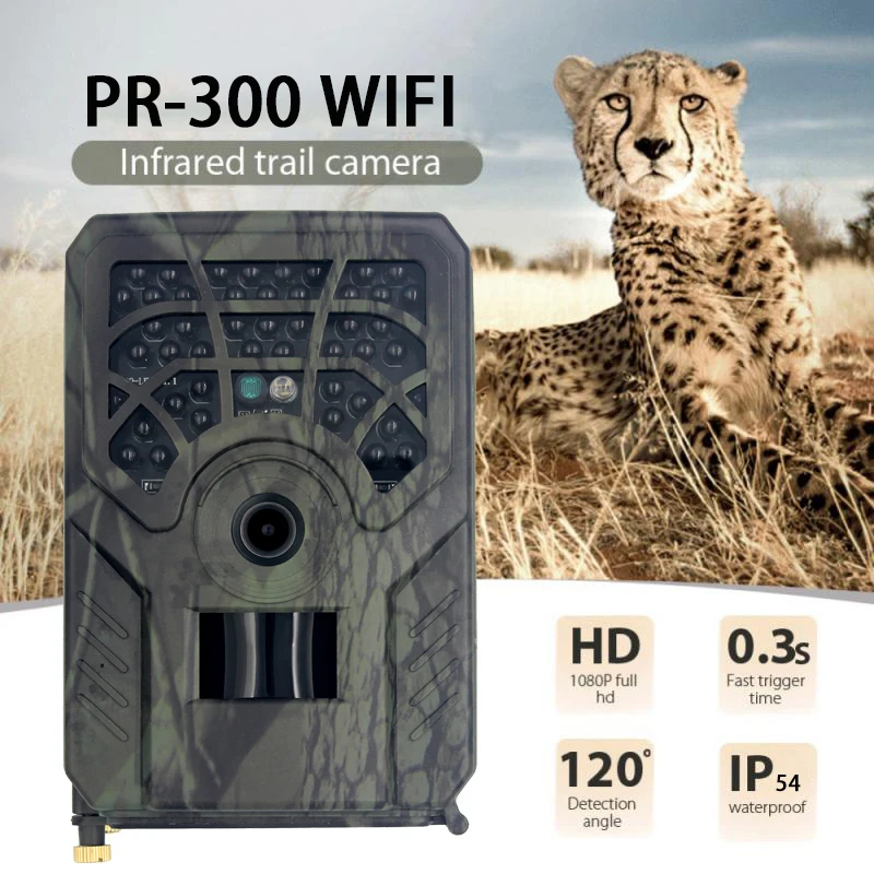 Wifi Hunting Cameras APP Surveillance Wireless Wifi Control 24MP 1296P