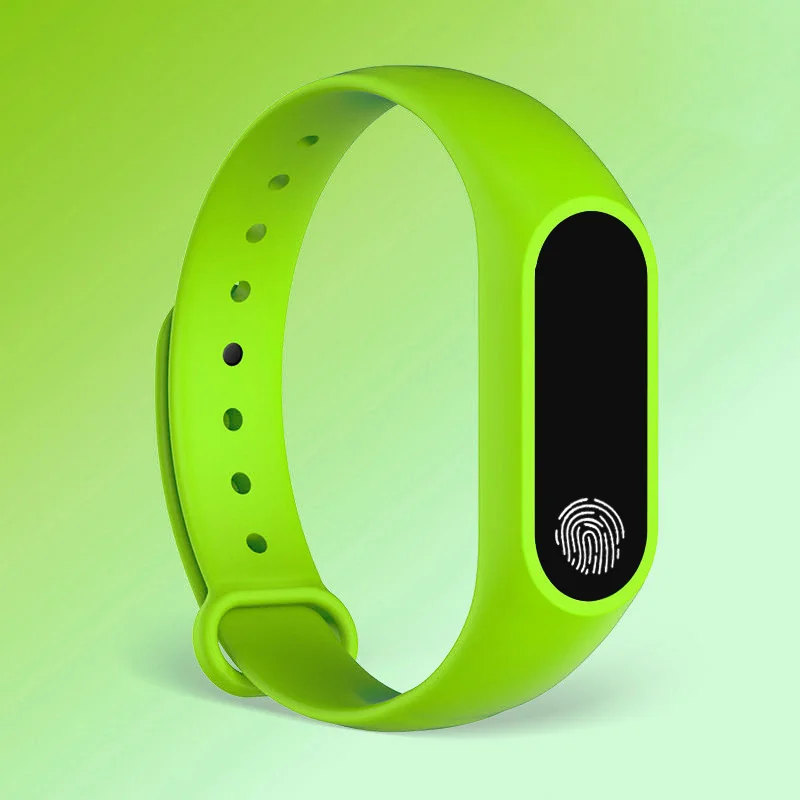 M2 умный Браслет пульсометр кровяное давление мониторинг сна Здоровье Спорт Bluetooth m2 браслет умные часы - Цвет: Green
