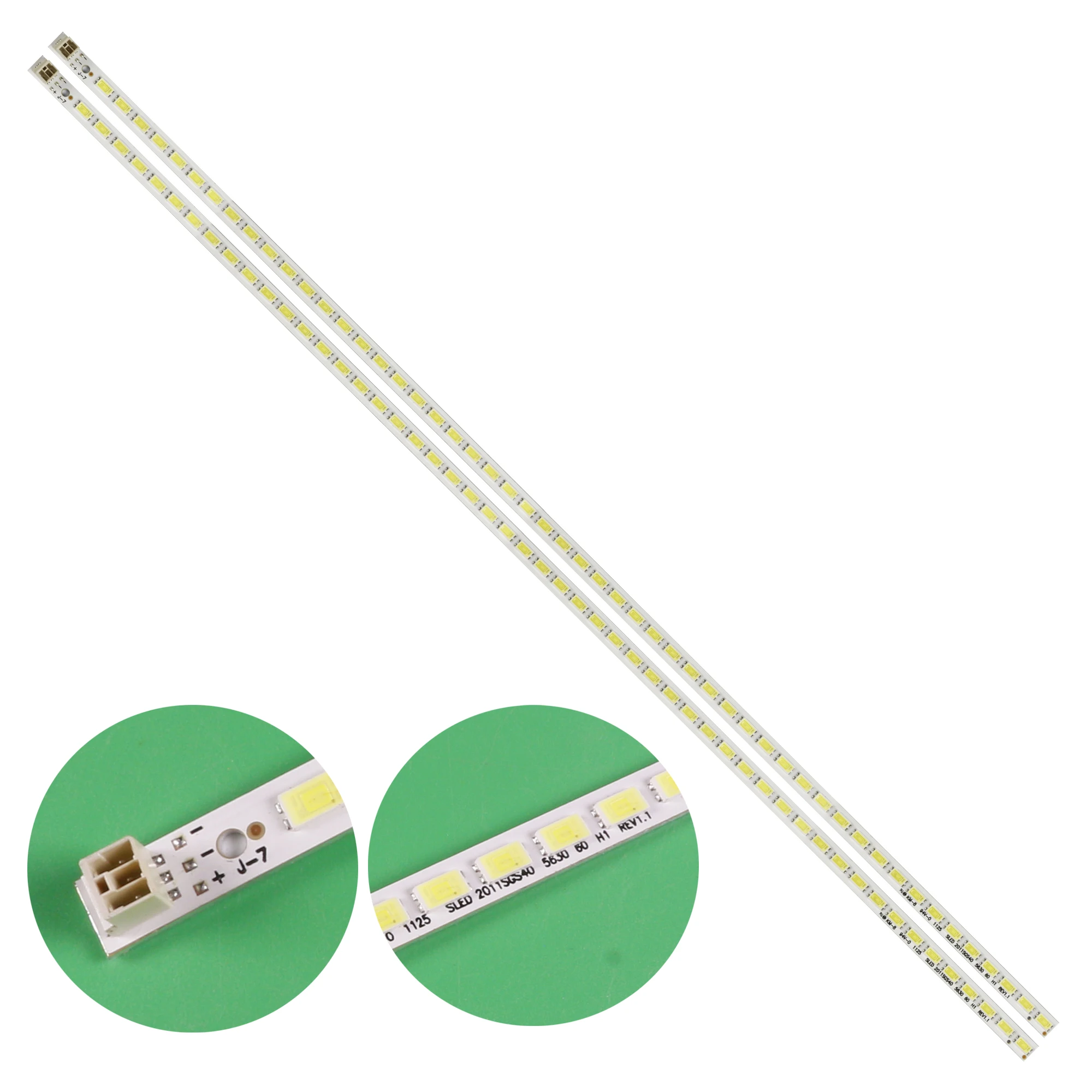 Tira de LED para iluminación trasera 60LEDs 455mm para TCL L40F3200B L40F3200B-3D 40-abajo LJ64-03029A LTA400HM13 trineo 2011SGS40 5630 60 H1 REV1.0