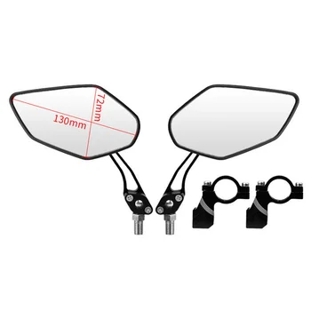 

90 Degrees Adjustable MTB Bike Cycling Rearview Mirror Bicycle Handlebar Mirror Upgrade DIY Replacement For 22mm Bar