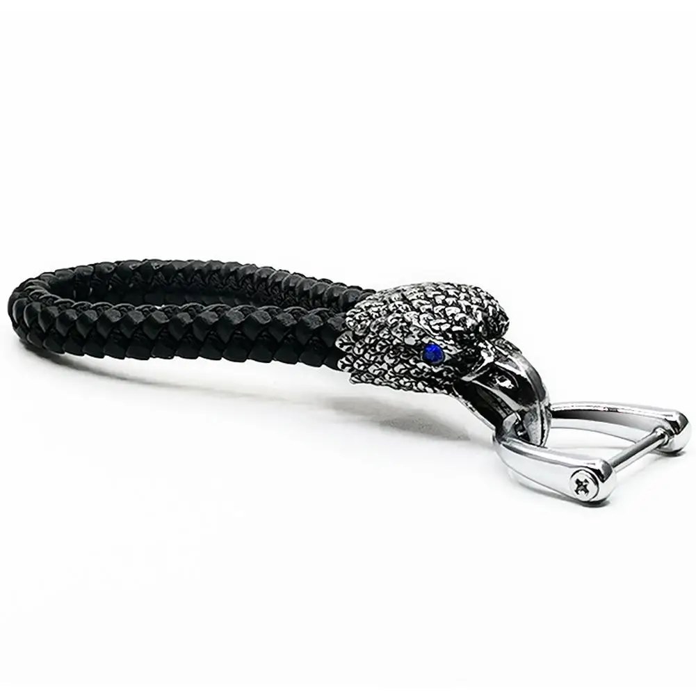 

Car Key Chain Key Fobs Leather Rope Key Ring Leather Car Key Chain Men and Women Small Gifts For Motorcycles Scooters