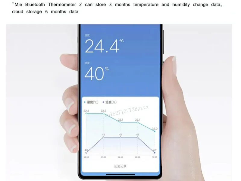 XIAOMI Mijia цифровой термометр с Bluetooth 2 беспроводной умный датчик температуры и влажности ЖК-экран цифровой измеритель влажности