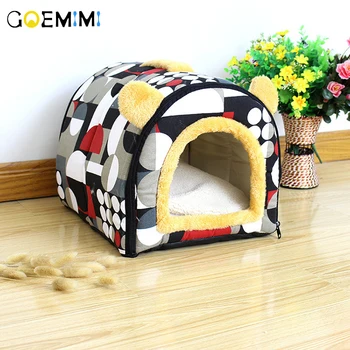 

Soft Warm Pet Dog Bed House for Small Dogs Winter Warm Nest Pet Cat Small Dog Puppy Kennel Bed Sofa Sleeping Bag