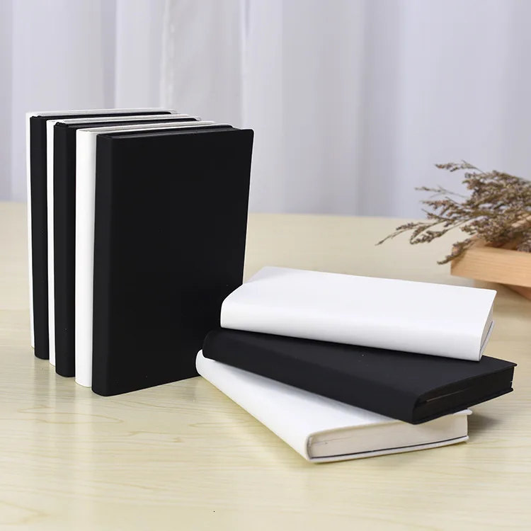 

A7 Concise Notebook Blank Within Page Pocket Basis Hand Account Book Originality Diary With One Notepad Portable
