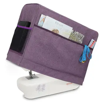 

Waterproof Sewing Machine Dust Cover Sewing Equipment Dust Cover With 3 Pockets Sewing Machine Storage Bag Accessories