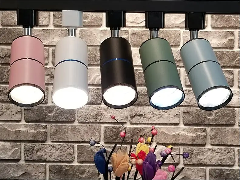 

LED Track Light 7W 12W COB Rail Spotlights Lamp Leds Tracking Fixture Spot Lights AC90-260V for Art Exhibition,Picture Show