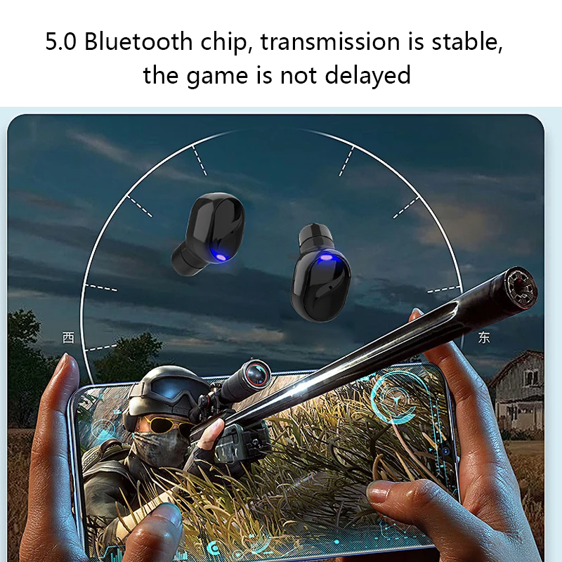 OTTWN M18A Bluetooth беспроводные наушники TWS беспроводные наушники Bluetooth светодиодный дисплей с 2000 мАч Внешний аккумулятор гарнитура с микрофоном