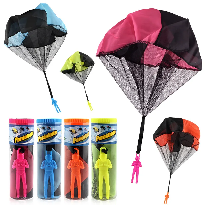 

Hand Throwing Soldier Paratrooper Style Parachute Toy Mini Parachute Toy Outdoor Sports Children Educational Toys Birthday Gift