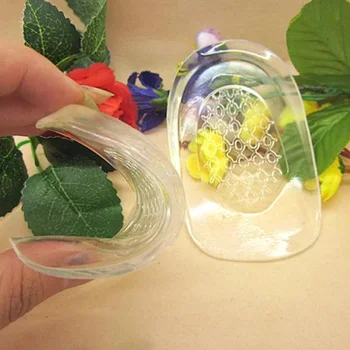 

1 Pair Heel Insoles Shoes Massage Cushion Silicone Gel Inserts Pads Massager K2