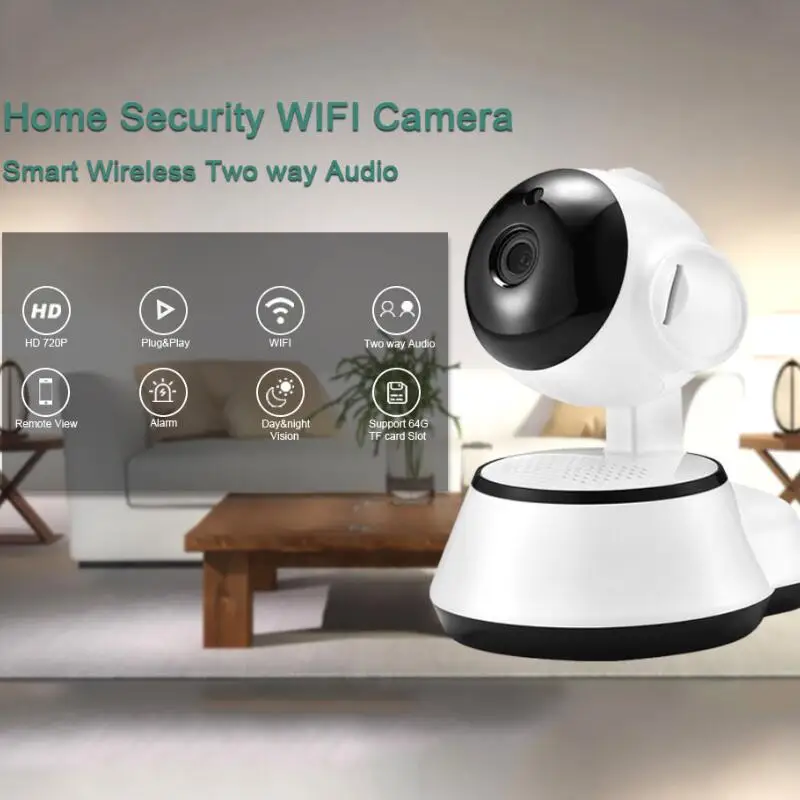 720P HD Wireless Baby Monitor Portable WiFi IP Smart Night Vision Baby Home Viewe Audio Record Baby Sleeping Watching Tools