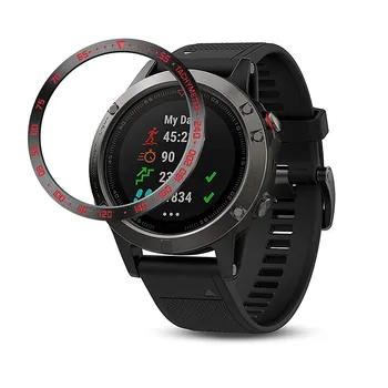 

Watch Ring Adhesive Cover Anti Scratch Metal Case Protector Watch Frame Durable Smart Accessories For Garmin Fenix 5/fenix 5plus