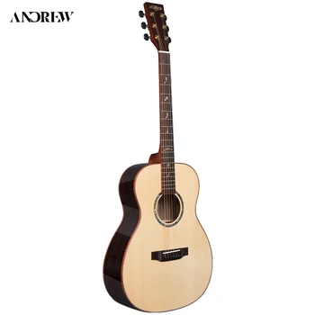 

Andrew Veneer 36 inch 40 inch 41 inch spruce rosewood acoustic guitar folk guitar beginner acoustic guitar