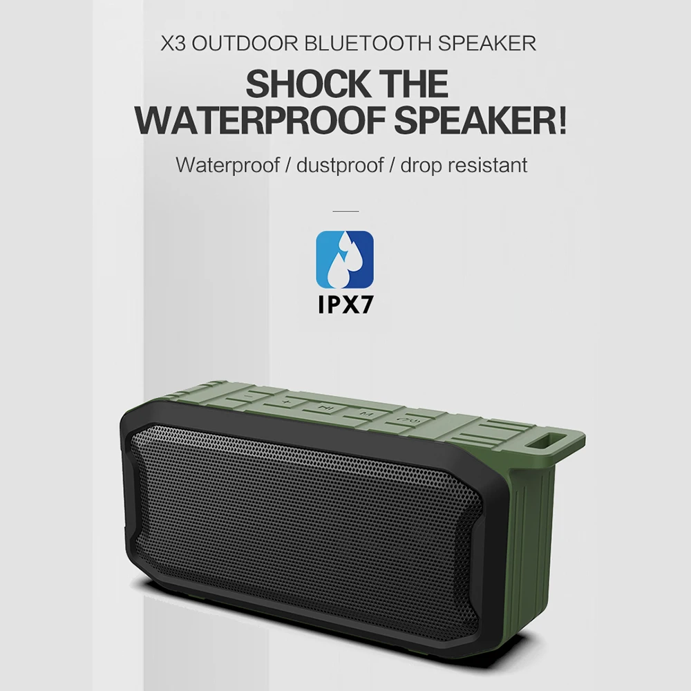KISSCASE водонепроницаемый беспроводной Bluetooth динамик Музыка MP3 стерео громкий динамик для iPhone для samsung путешествия Bluetooth динамик s