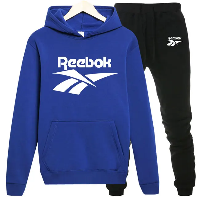 2020 Musim Gugur dan Musim Dingin Merek Reebok Dua Potong Sweatshirt  Harajuku Hoodie Warna Solid Saku Celana Kasual Pakaian Olahraga|Hoodies \u0026  Kaus| - AliExpress