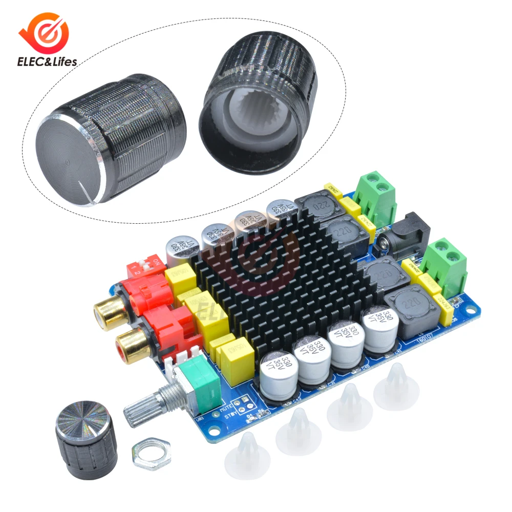 DC 15 V 34 Цифровой усилитель аудио доска TDA7498 Мощность усилители двухканальный