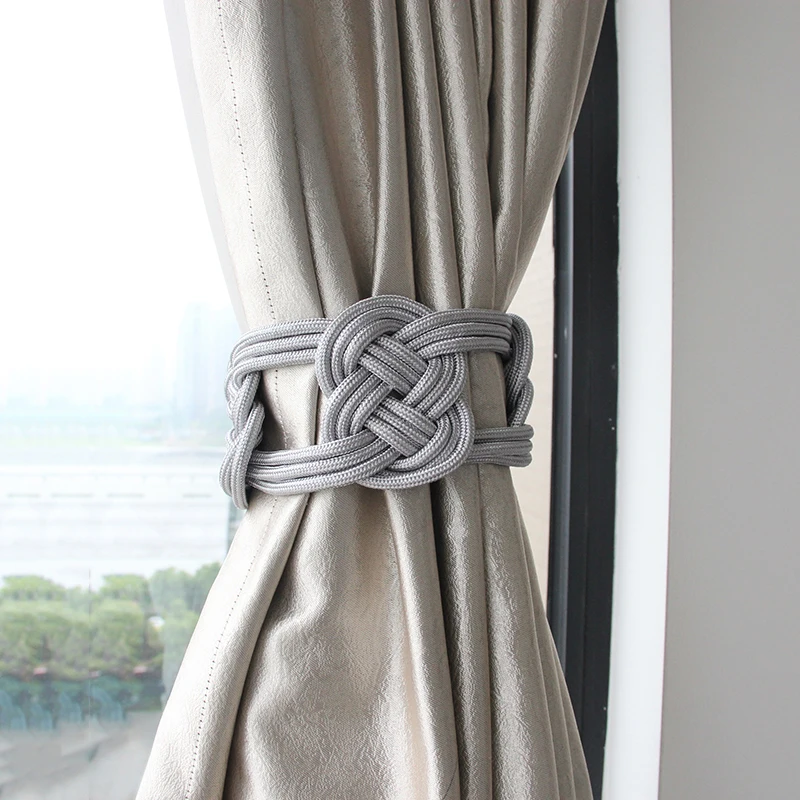 1 Pair Luxury Tassel Curtain Rope Tieback HoldBacks Tie Backs Home Decor 75cm 