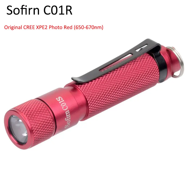 Новое поступление Sofirn C01R XPE2 660nm темно красный Мини AAA светодиодный фонарик CREE