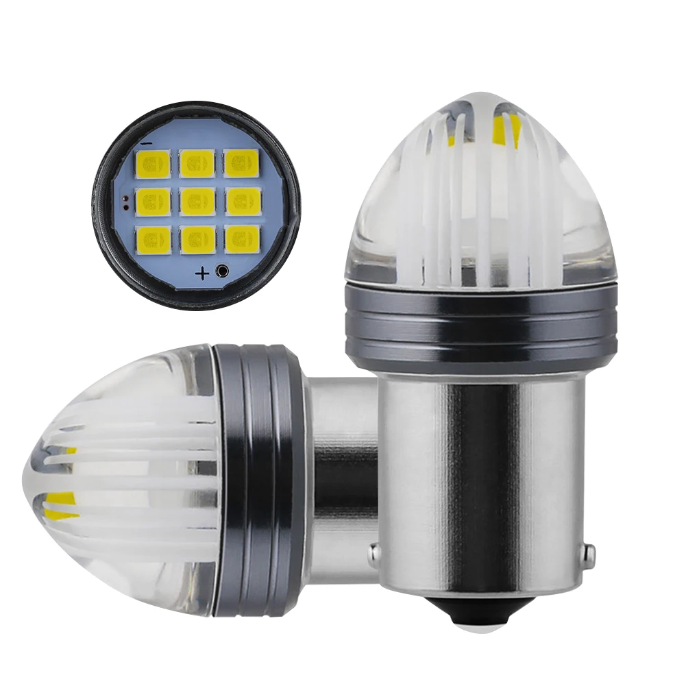 

2 шт., светодиодные лампы 1156 BA15S P21W P21/ 5W 1157 BAY15D