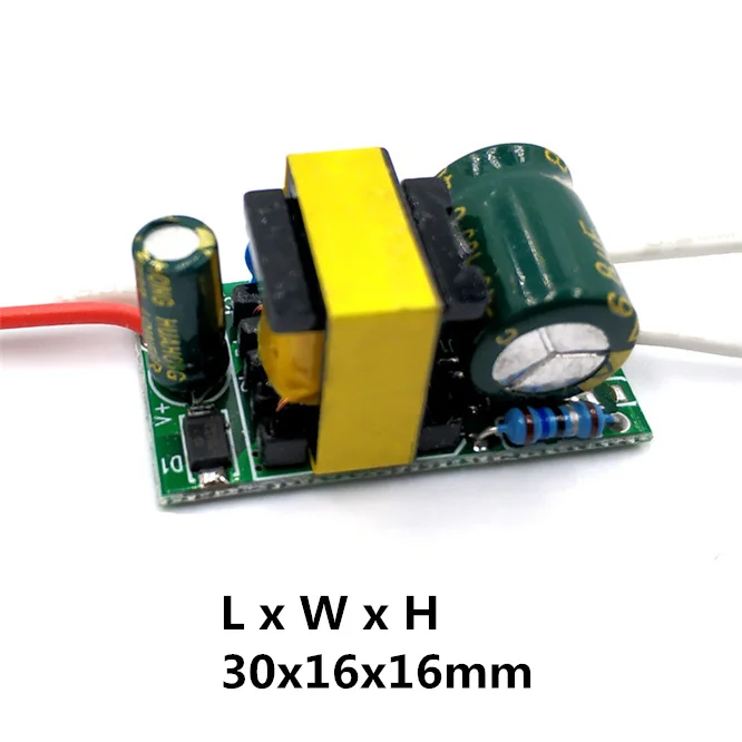 LED 드라이버 4W-7W LED AC 85V-265V 전원 공급 장치, 정전류 전압 제어 조명 변압기-12-23V