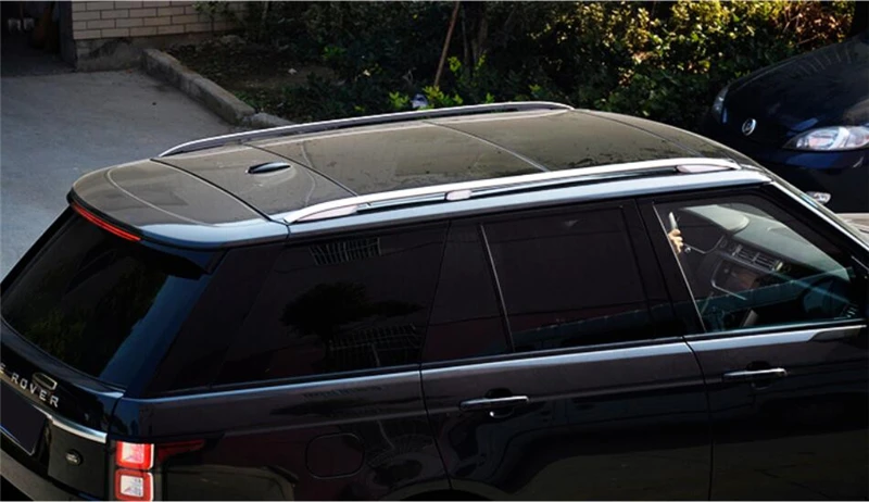 Для крыши стеллажи для выставки товаров Чемодан барная стойка для Land Rover Range Rover 2013 15 Высокое качество алюминиевого сплава автомобильный аксессуар