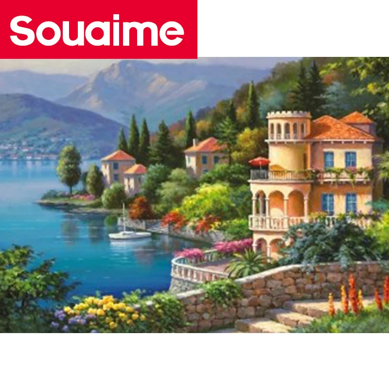 

5D DIY Diamond Painting landscapey Full Square Drill diamond embroider Room Decoration Crystal Mosaic Picture of Rhinestone