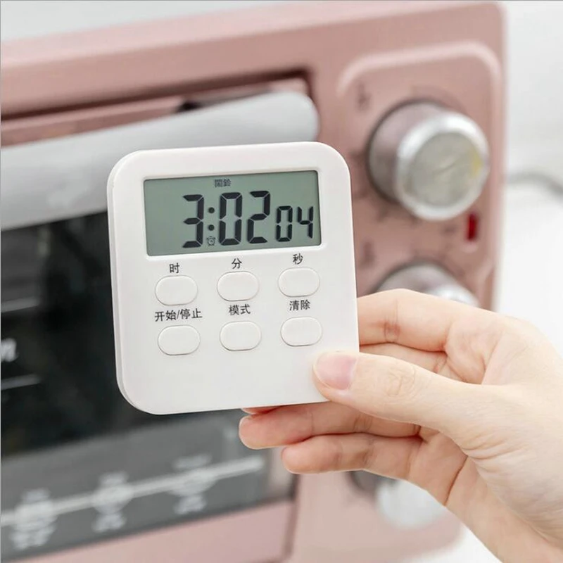 tempo multi-função cozinha lembrete de contagem regressiva eletrônico pequeno relógio