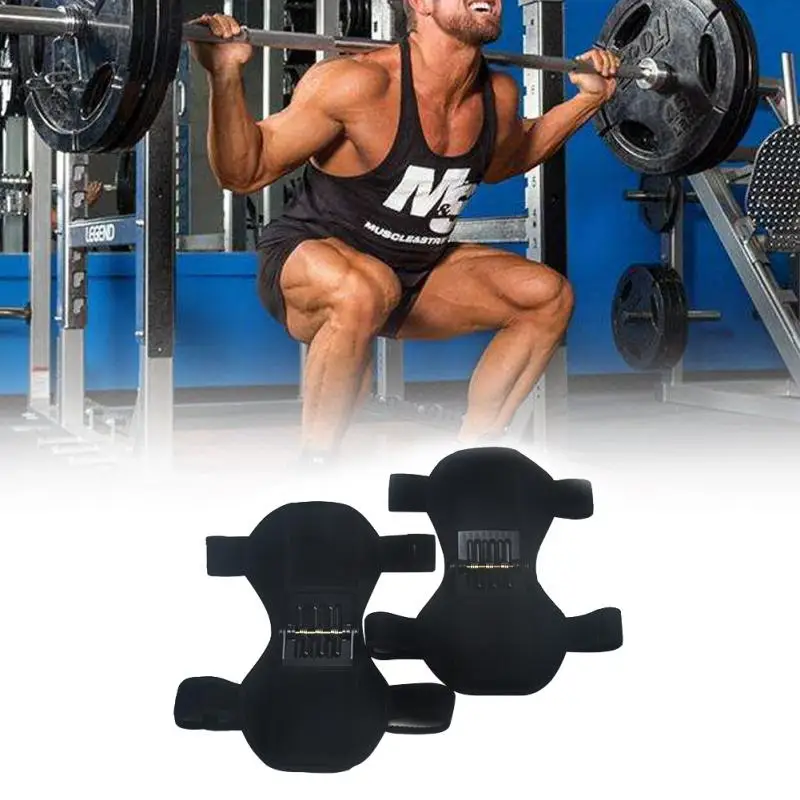 

1Pair Joint Support Knee Pad Breathable Non-slip Lift Pain Relief For Knee Power Spring Force Stabilizer Knee booster For Sports