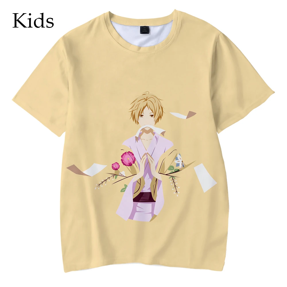 Harajuku Natsume детская футболка Нацумэ книга друзей мастурбатор для мужчин