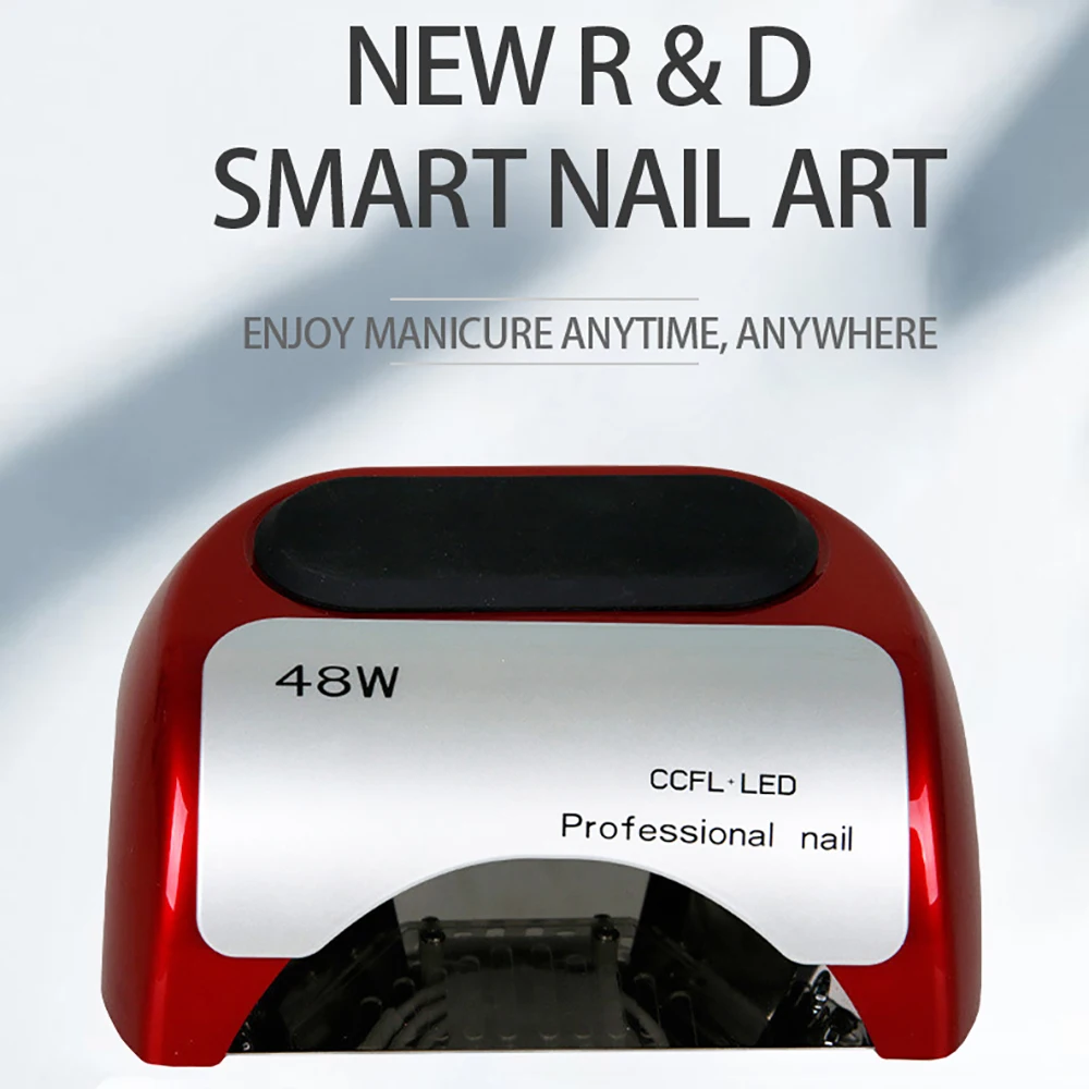Conduziu a Lâmpada para Manicure Secador de Unhas Ccfl Unha Lâmpada Inteligente Sensing Timing Design Gelo Gel Polonês 48 w Sol 11 48 w ccfl conduziu a lâmpada para
