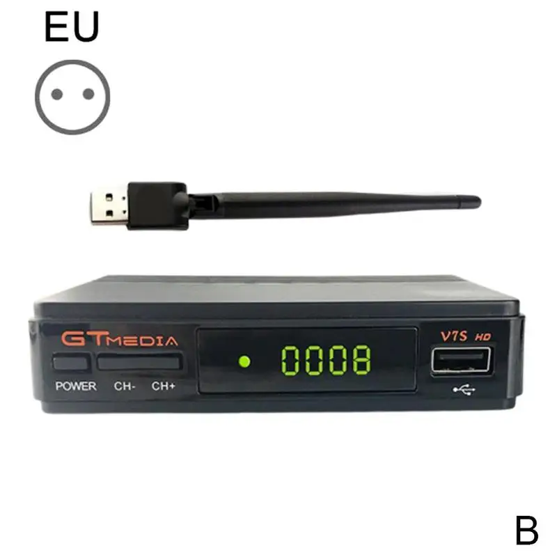 Беспроводной спутниковый ресивер цифровая коробка Freesat/Gt S2, HD V7S обновление V7HD FTA медиа DVB приставка J8S2