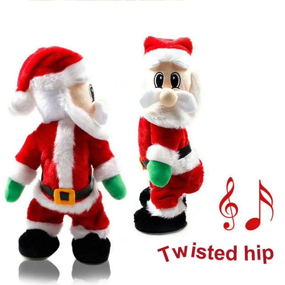 Christmas Decorations Santa Claus Spanish Electric Santa Claus Toy Excluding Battery Christmas Decorations For Ornaments