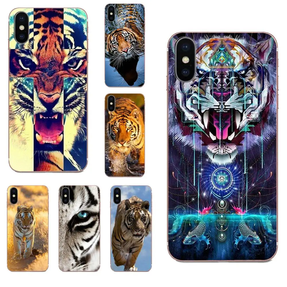 Цифровой тигровый Фрактальный фракталиус Trippy Feral для Galaxy Grand A3 A5 A7 A8 A9 A9S On5 On7 Plus Pro