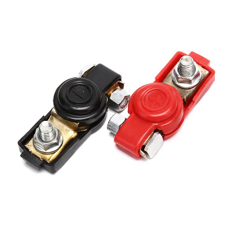 Car Battery Terminal Connector 6V/12V A Pair Positive & Negative Electrode Quick Release Lift Off Connector Clamps battery terminals,car battery accessories