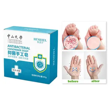 

Drug Bactericidal Handmade Soap Deep Cleaning Disinfection Pimple Acne Treatment Face Soap Hand Body Wash Sterilize Skin Care