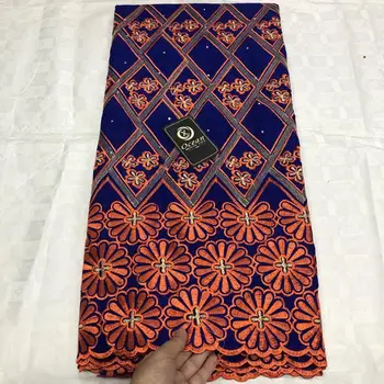 

5yards newest style 2019 good quality swiss voile lace fabric comfortable cotton lace fabric for women party dress F1qzse275