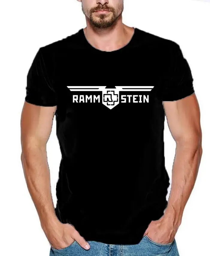 

Men's Fitness Printed Rammstein Camouflage T-shirt Short-sleeved Shirt Round Neck Fashion Casual Tops