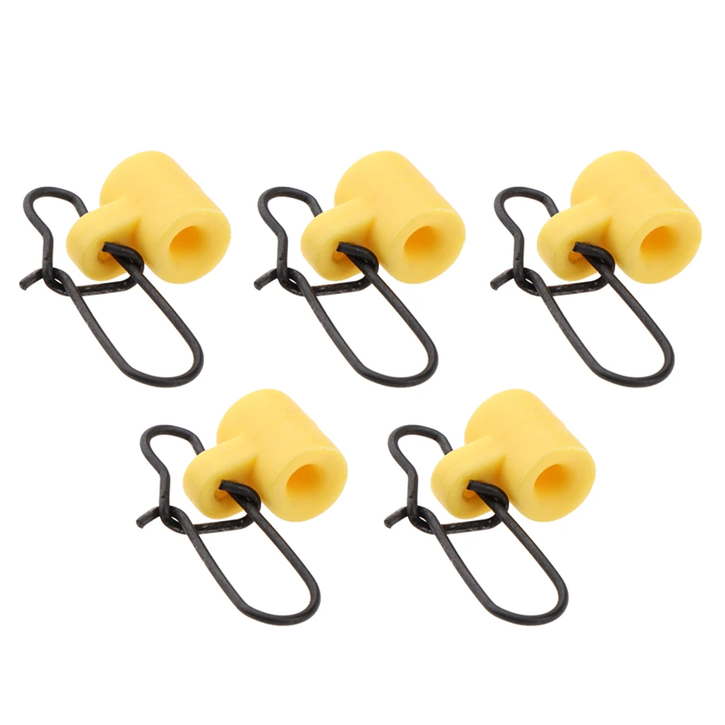 Heavy Duty Sinker Slides with Stainless Steel Snaps High-strength Fishing Braid Line Sinker Slider Slides Swivel Snap
