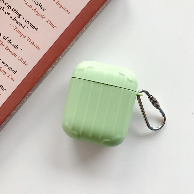 A8 Чехол для airpods 1/2, силиконовый защитный чехол, роскошный простой чехол для ключей, для Apple air pods, беспроводной чехол для наушников - Цвет: A8