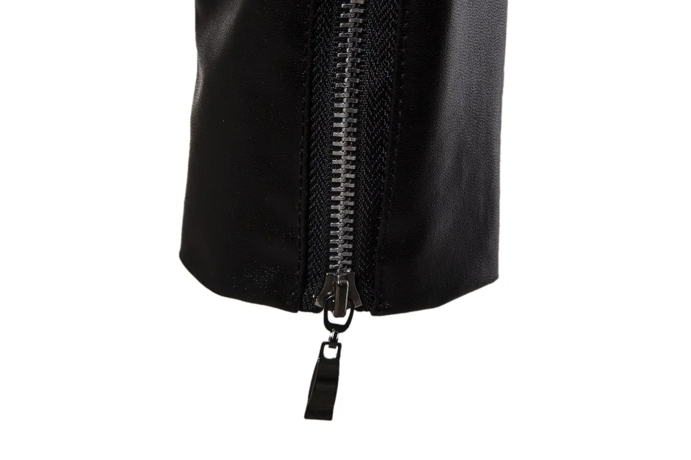 MEN'S Leather Coat Leather Jacket Fold-down Collar PU Leather Short Casual Men'S Wear Motorcycle Jacket
