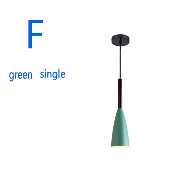 Nordic Pendant Lights Modern Hanging Lamps Minimalist Simple Light Multicolor Lamp 3 Heads for Kitchen Dining Room coffee bar Pink