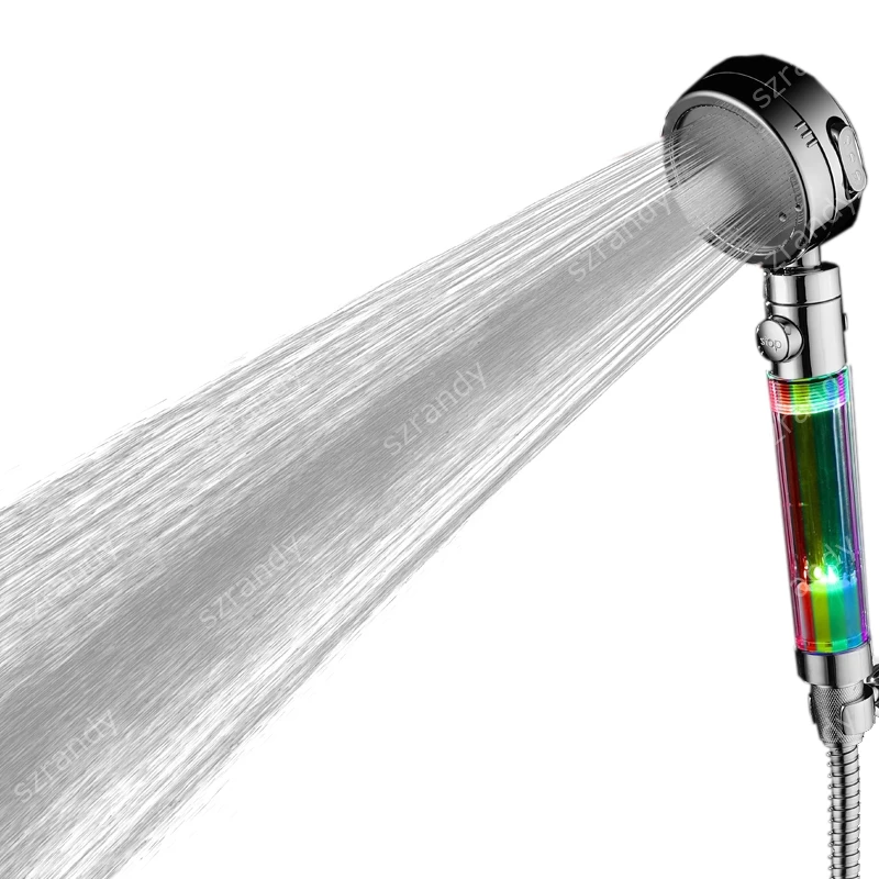 multicolor flashing Boost ванная комната переключающая головка свет разноцветный, быстрый, мерцающий 8008-C32 - Цвет: multicolor flashing