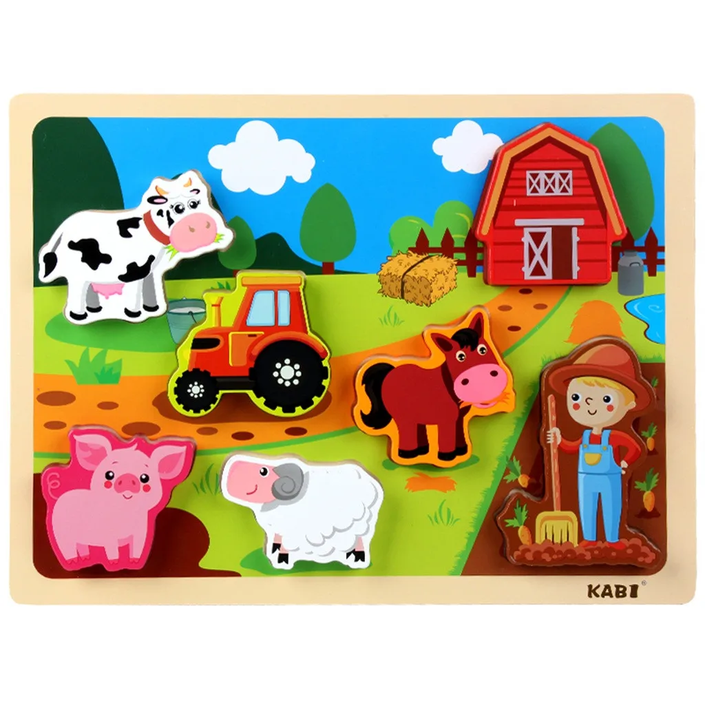 Деревянная игрушка-головоломка для детей, детские подарки, деревянная головоломка, захватывающая головоломка день рождения для мальчиков и девочек, обучающая игрушка Y926