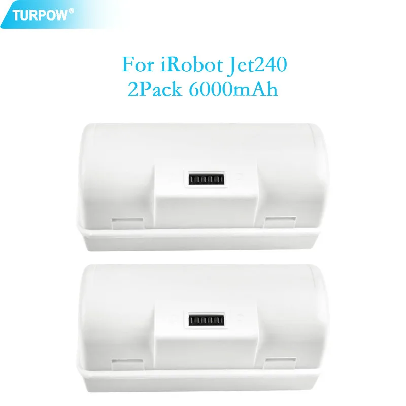 Батарея Turpow 3 6 В 6000 мАч Jet240 Jet 240 для iRobot Braava 241 244 батарея 4446040 роботов уборщиков