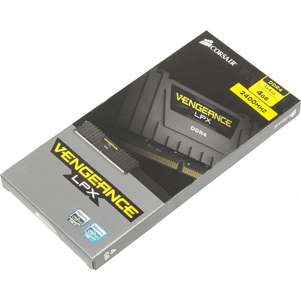 Память DDR4 4Gb 2400MHz Corsair CMK4GX4M1A2400C16 RTL PC4-19200 CL16 DIMM 288-pin 1.2В