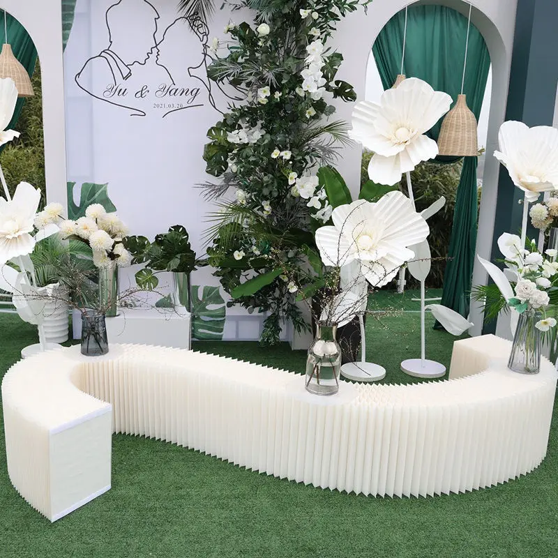 春夏セール パーティーの装飾用の折りたたみ式シリンダーディスプレイラック 結婚式の柱 ケーキテーブル 列ホルダー 4個 セールお得なキャンペーンも Signature Johaness Com