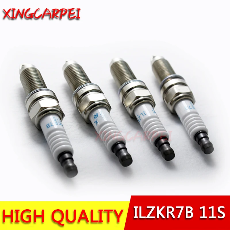 4× ILZKR7B-11S 12290-R48-H01 иридиевая Свеча зажигания для Honda Accord CIVIC CR-V Aacura TSX TL RL MDX ZDX 08-11 ILZKR7B11S