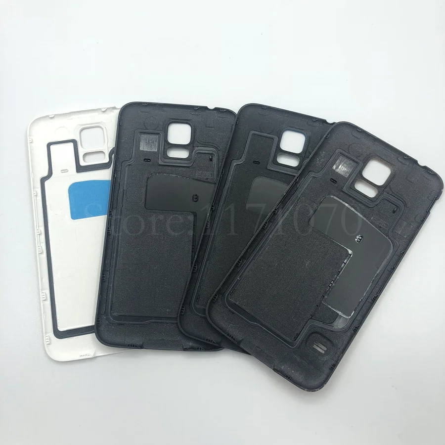 Задняя крышка батарейного отсека для samsung Galaxy S5 G900F G900 G900A G900P, задняя крышка корпуса, чехол для замены батареи